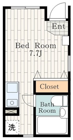 メゾンジュネスの物件間取画像